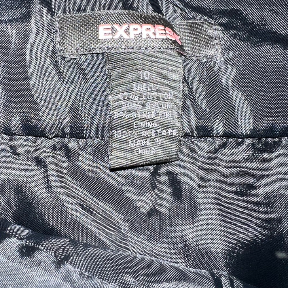 Vintage Express Black and White Casual Mini Skirt - Picture 5 of 5